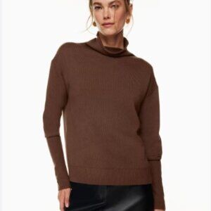 Wilfred Cyprie Merino Wool Sweater Cognac Size XS